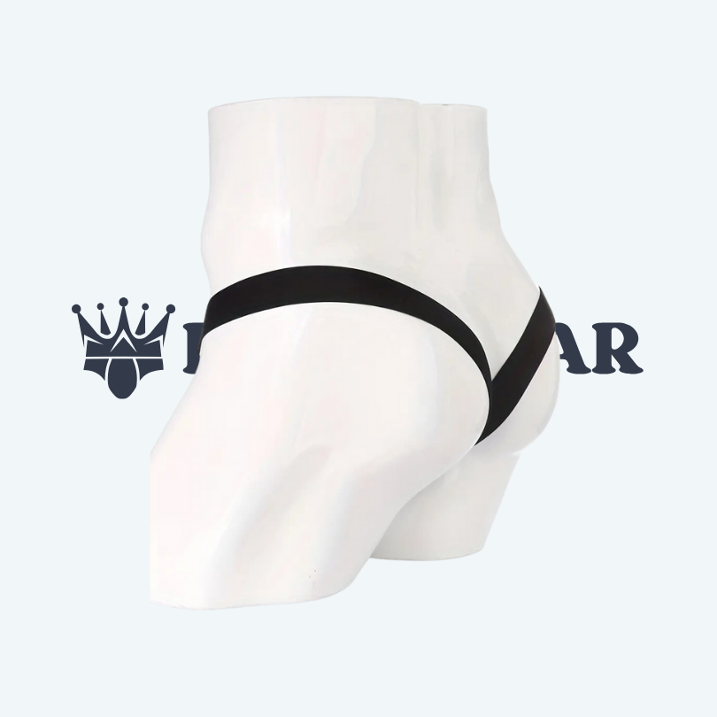 Suspensorio Jockstrap Azul para Hombre – Corte Sexy - Imagen 4